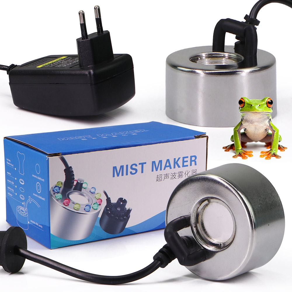 超音波噴霧器 水センサー付きミストメーカーアトマイザーヘッド - Terrarium Fogger Ultrasonic のレビューと価格