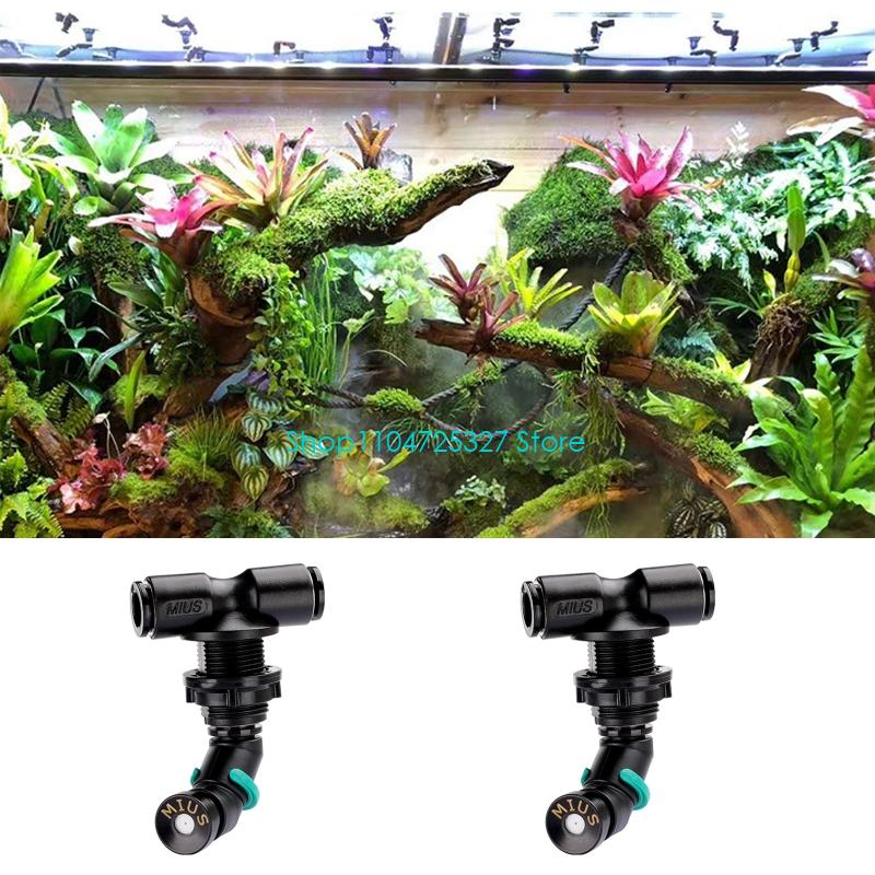 D8KF 熱帯雨林タンク霧噴霧器ノズル 360 度調整可能な - Misting Nozzle Reptile のレビューと価格